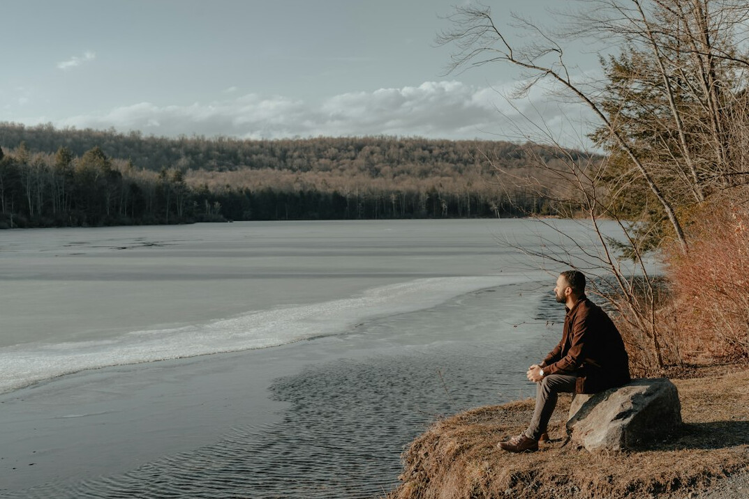 person reflecting on life